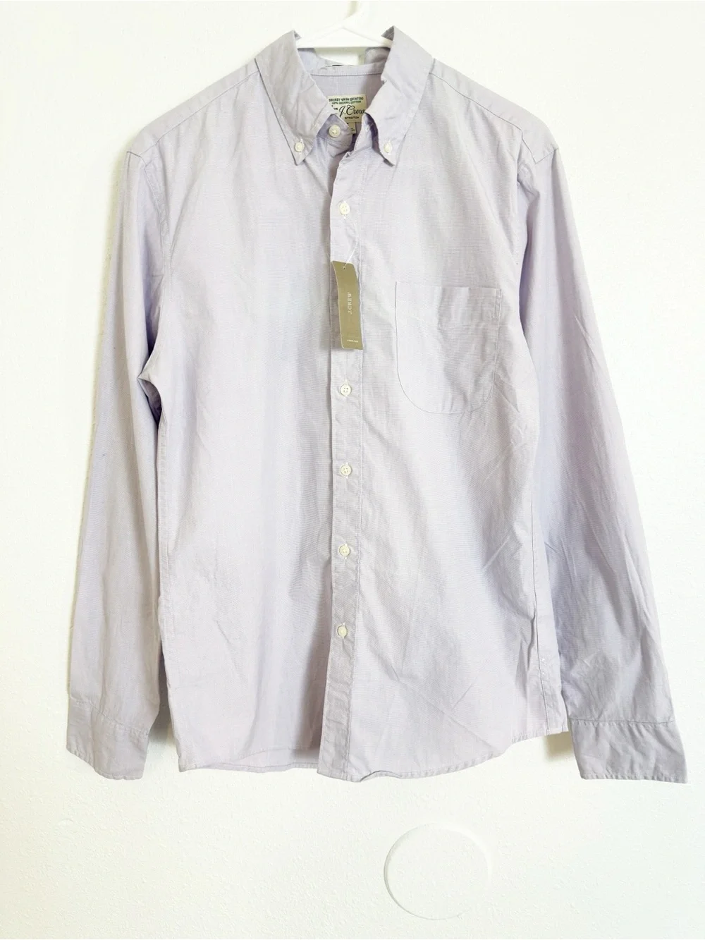 J.Crew Men's Slim Stretch Secret Wash Organic Cotton Shirt